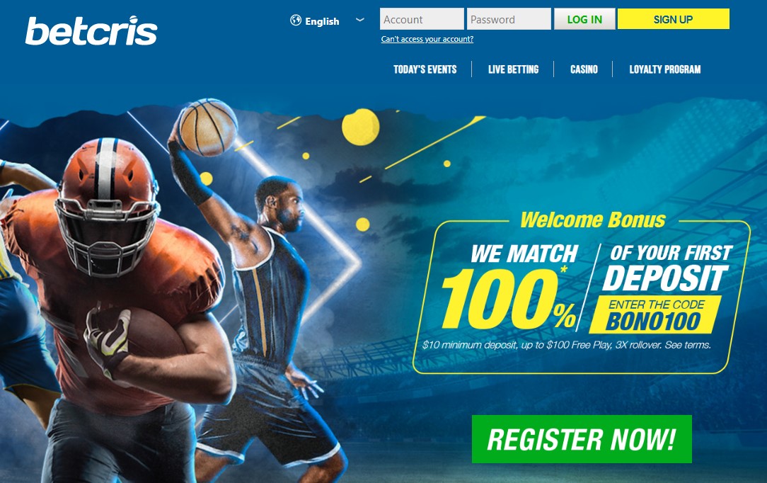 Betcris the first NFL Latin American betting sponsor